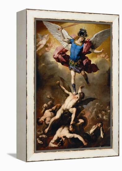 The Fall of the Rebel Angels, C. 1660-Luca Giordano-Framed Premier Image Canvas