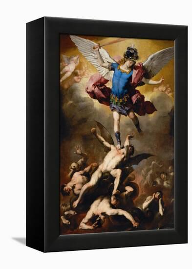 The Fall of the Rebel Angels, C. 1660-Luca Giordano-Framed Premier Image Canvas