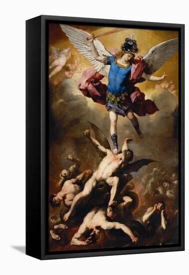 The Fall of the Rebel Angels, C. 1660-Luca Giordano-Framed Premier Image Canvas