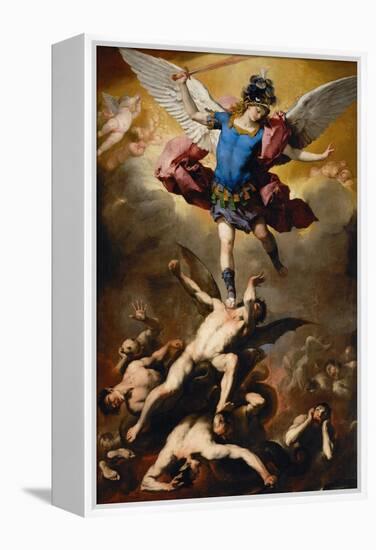 The Fall of the Rebel Angels, C. 1660-Luca Giordano-Framed Premier Image Canvas