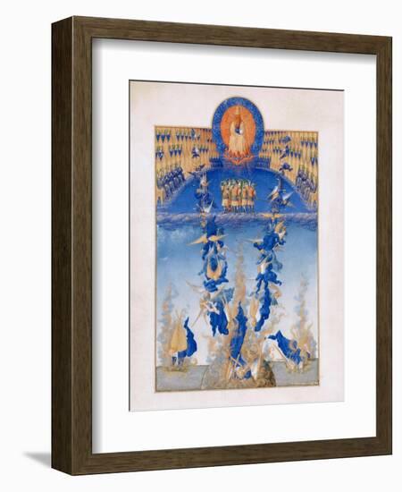 The Fall of the Rebel Angels (Les Très Riches Heures Du Duc De Berr), 1412-1416-null-Framed Giclee Print