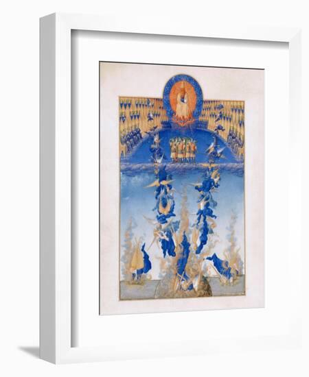 The Fall of the Rebel Angels (Les Très Riches Heures Du Duc De Berr), 1412-1416-null-Framed Giclee Print
