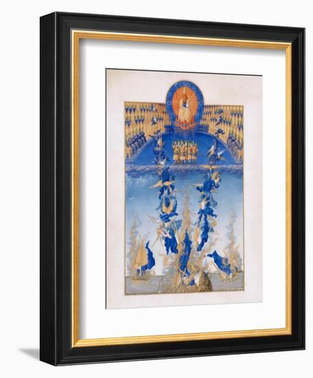 The Fall of the Rebel Angels (Les Très Riches Heures Du Duc De Berr), 1412-1416-null-Framed Giclee Print