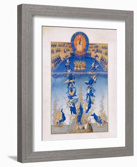The Fall of the Rebel Angels (Les Très Riches Heures Du Duc De Berr), 1412-1416-null-Framed Giclee Print