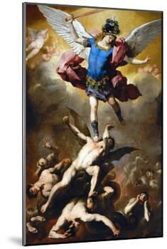 The Fall of the Rebel Angels-Luca Giordano-Mounted Giclee Print