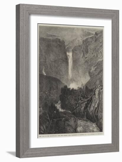 The Fall of the Reichenbach-J. M. W. Turner-Framed Giclee Print
