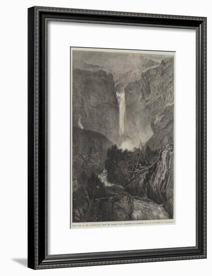 The Fall of the Reichenbach-J. M. W. Turner-Framed Giclee Print