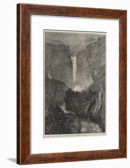 The Fall of the Reichenbach-J. M. W. Turner-Framed Giclee Print