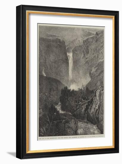 The Fall of the Reichenbach-J. M. W. Turner-Framed Giclee Print