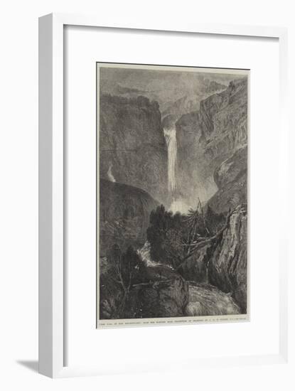 The Fall of the Reichenbach-J. M. W. Turner-Framed Premium Giclee Print