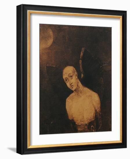 The Fallen Angel, 1871-Odilon Redon-Framed Giclee Print