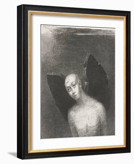 The Fallen Angel, 1886-Odilon Redon-Framed Giclee Print