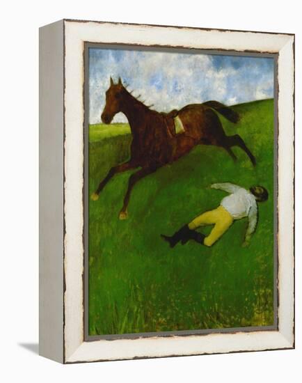 The Fallen Jockey, 1896-1898-Edgar Degas-Framed Premier Image Canvas