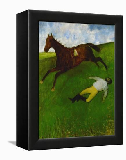 The Fallen Jockey, 1896-1898-Edgar Degas-Framed Premier Image Canvas