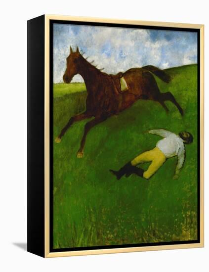 The Fallen Jockey, 1896-1898-Edgar Degas-Framed Premier Image Canvas