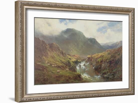 The Falls of Foyers-Alfred De Breanski-Framed Giclee Print