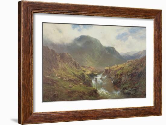 The Falls of Foyers-Alfred De Breanski-Framed Giclee Print