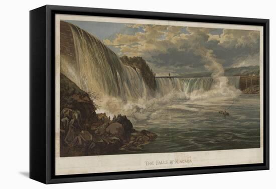 The Falls of Niagara-George Henry Andrews-Framed Premier Image Canvas