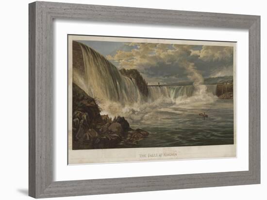 The Falls of Niagara-George Henry Andrews-Framed Giclee Print