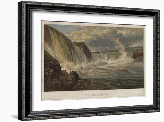 The Falls of Niagara-George Henry Andrews-Framed Giclee Print