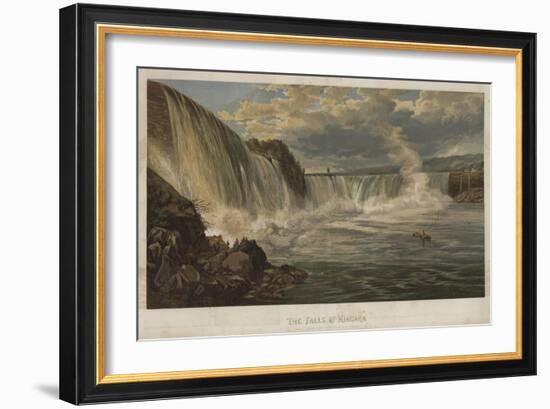 The Falls of Niagara-George Henry Andrews-Framed Giclee Print