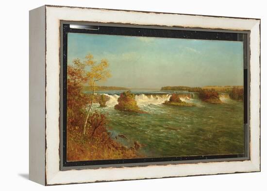 The Falls of Saint Anthony, C.1887 (Oil on Canvas)-Albert Bierstadt-Framed Premier Image Canvas