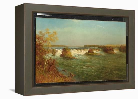The Falls of Saint Anthony, C.1887 (Oil on Canvas)-Albert Bierstadt-Framed Premier Image Canvas
