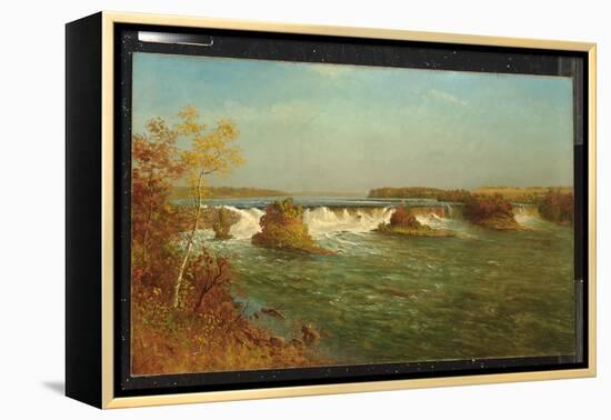 The Falls of Saint Anthony, C.1887 (Oil on Canvas)-Albert Bierstadt-Framed Premier Image Canvas