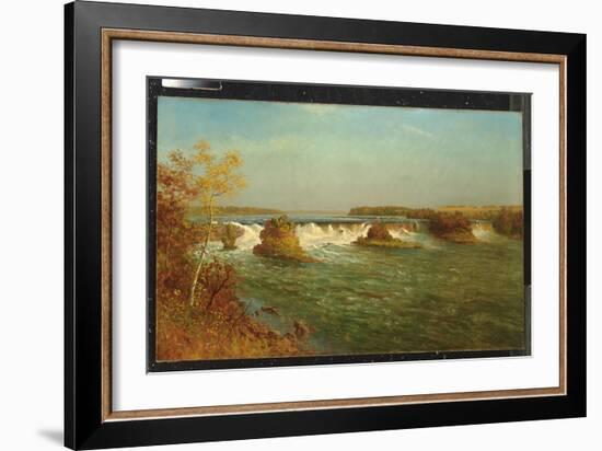 The Falls of Saint Anthony, C.1887 (Oil on Canvas)-Albert Bierstadt-Framed Giclee Print