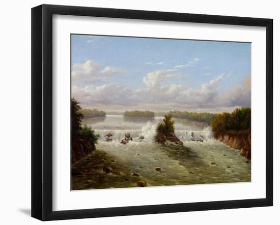 The Falls of St. Anthony, 1848-Seth Eastman-Framed Giclee Print