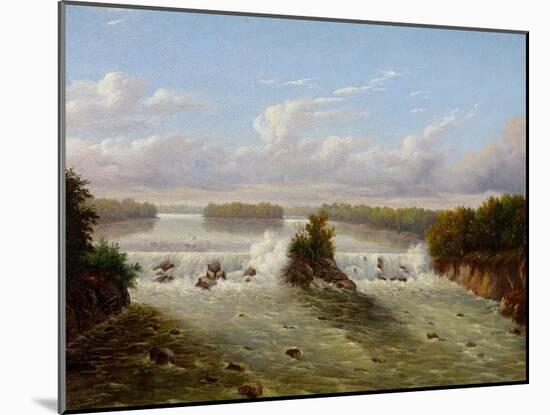 The Falls of St. Anthony, 1848-Seth Eastman-Mounted Giclee Print