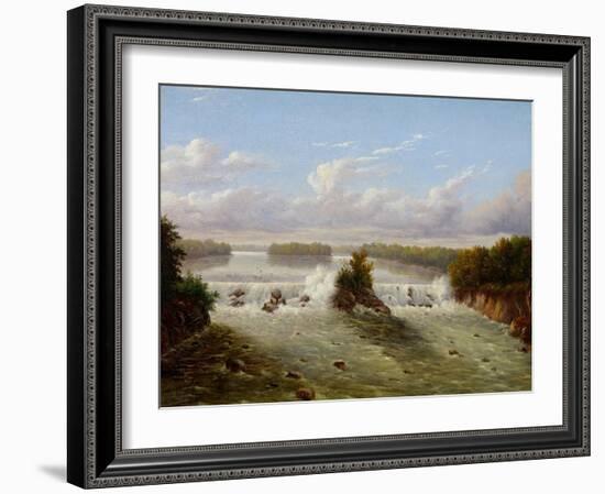 The Falls of St. Anthony, 1848-Seth Eastman-Framed Giclee Print