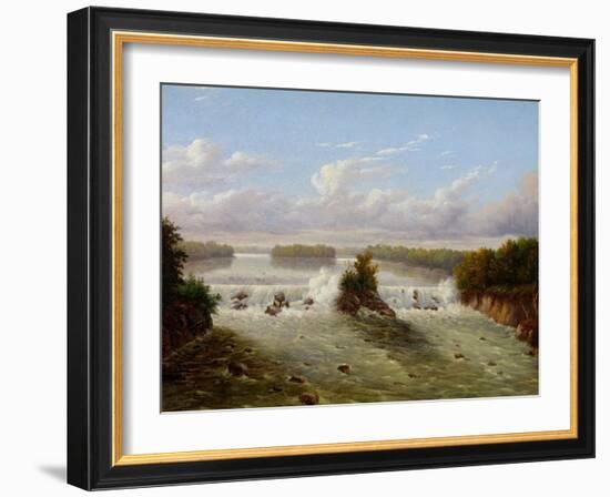 The Falls of St. Anthony, 1848-Seth Eastman-Framed Giclee Print