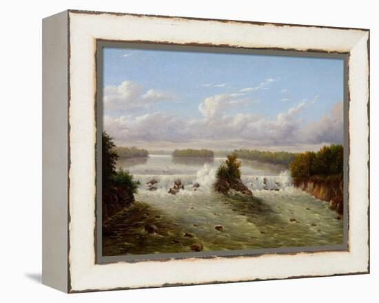 The Falls of St. Anthony, 1848-Seth Eastman-Framed Premier Image Canvas