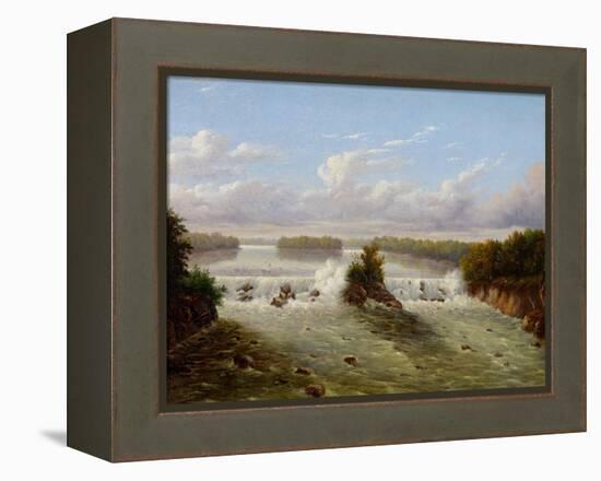 The Falls of St. Anthony, 1848-Seth Eastman-Framed Premier Image Canvas