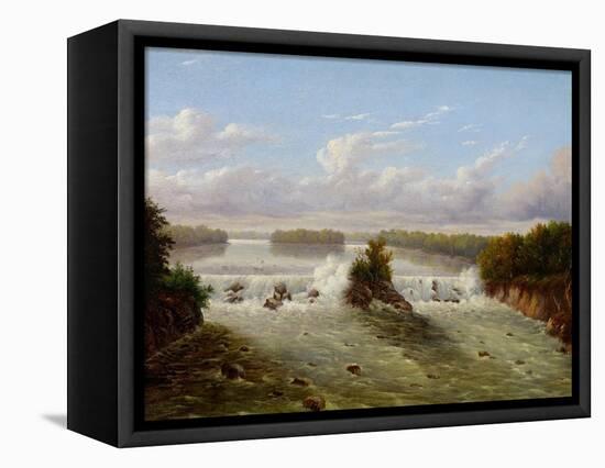 The Falls of St. Anthony, 1848-Seth Eastman-Framed Premier Image Canvas