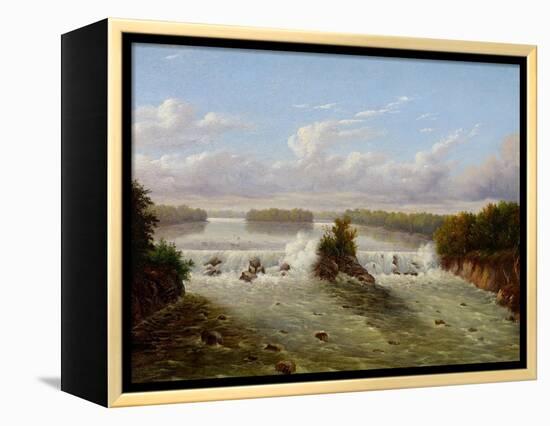 The Falls of St. Anthony, 1848-Seth Eastman-Framed Premier Image Canvas