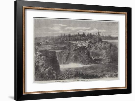 The Falls of the Chaudiere, Near Quebec-George Henry Andrews-Framed Giclee Print