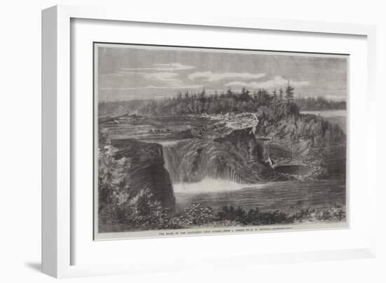 The Falls of the Chaudiere, Near Quebec-George Henry Andrews-Framed Giclee Print