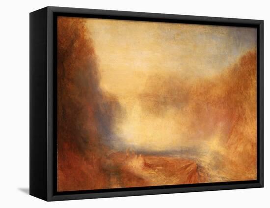 The Falls of the Clyde, C.1840 (Oil on Canvas)-Joseph Mallord William Turner-Framed Premier Image Canvas
