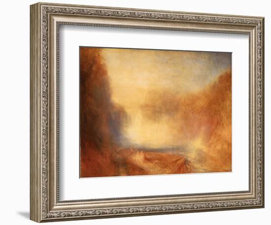 The Falls of the Clyde, C.1840 (Oil on Canvas)-Joseph Mallord William Turner-Framed Giclee Print