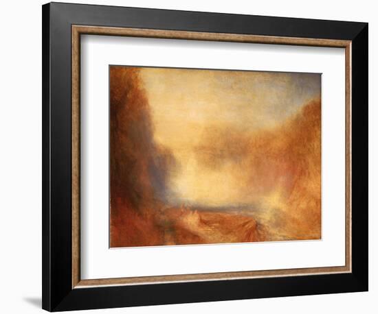 The Falls of the Clyde, C.1840 (Oil on Canvas)-Joseph Mallord William Turner-Framed Giclee Print