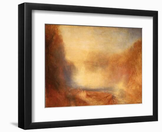 The Falls of the Clyde, C.1840 (Oil on Canvas)-Joseph Mallord William Turner-Framed Giclee Print