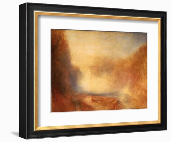 The Falls of the Clyde, C.1840 (Oil on Canvas)-Joseph Mallord William Turner-Framed Giclee Print