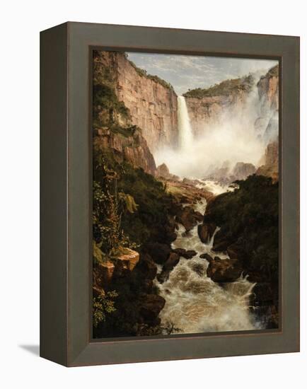 The Falls of the Tequendama Near Bogota, New Granada, 1854-Frederic Edwin Church-Framed Premier Image Canvas