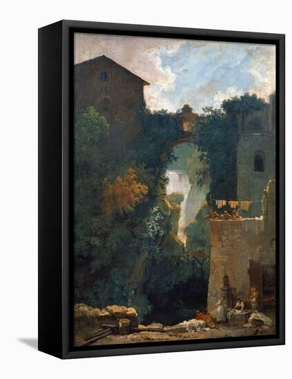 The Falls of Tivoli, 1760-1762-Jean-Honoré Fragonard-Framed Premier Image Canvas