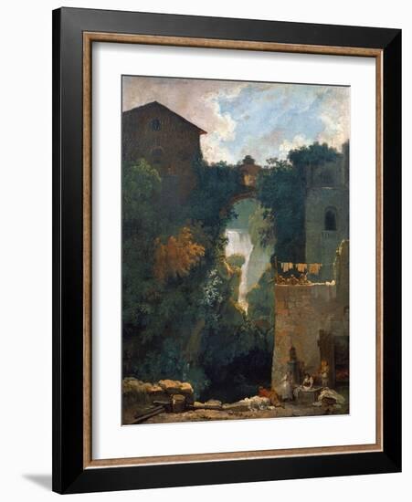 The Falls of Tivoli, 1760-1762-Jean-Honoré Fragonard-Framed Giclee Print