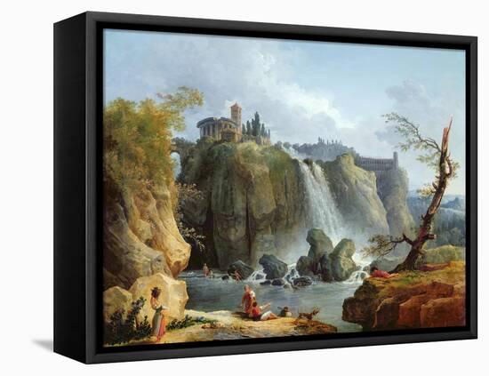 The Falls of Tivoli, 1768-Hubert Robert-Framed Premier Image Canvas