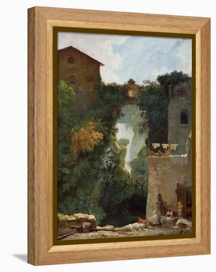 The Falls of Tivoli-Jean-Honoré Fragonard-Framed Premier Image Canvas