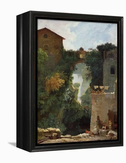 The Falls of Tivoli-Jean-Honoré Fragonard-Framed Premier Image Canvas